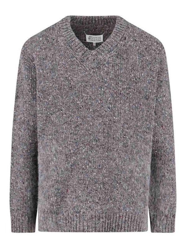 Maison Margiela: ボートネック - ボートネック - グレー