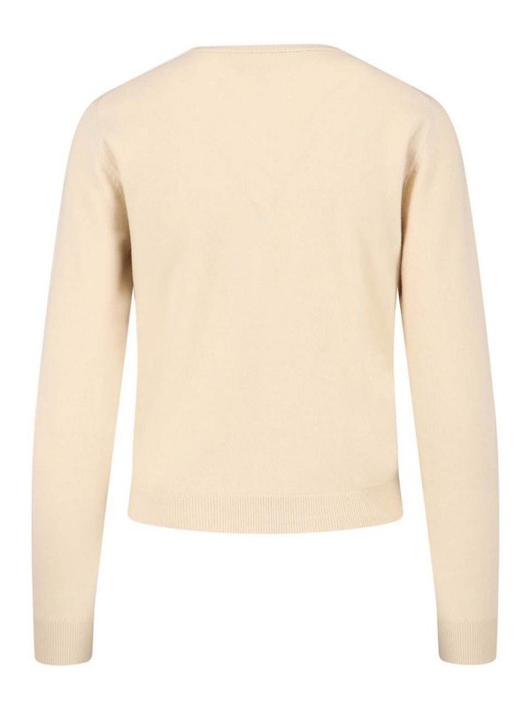 Maison Margiela: cardigans online - Cardigan In Lana