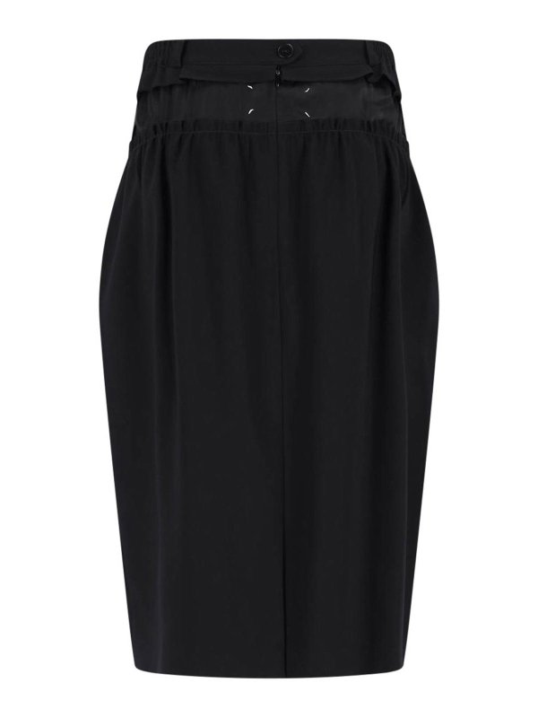 Maison Margiela: Jupes midi et au genou online - Jupe Midi - Noir