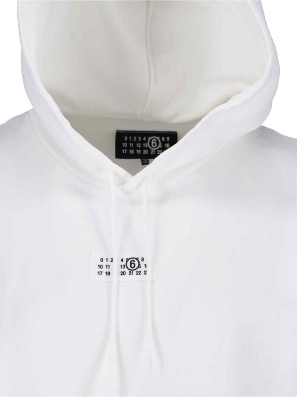 The Best Shops MM6 MAISON MARGIELA: Sweatshirts & Sweaters - Hooded sweatshirt