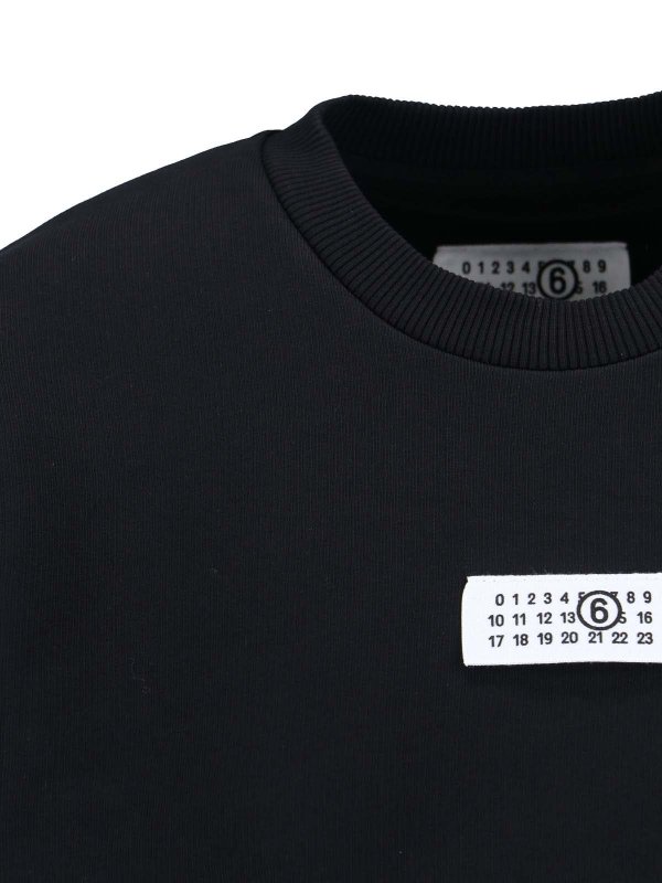 The Best Shops MM6 MAISON MARGIELA: Sweatshirts und Pullover - Sweatshirt - Schwarz