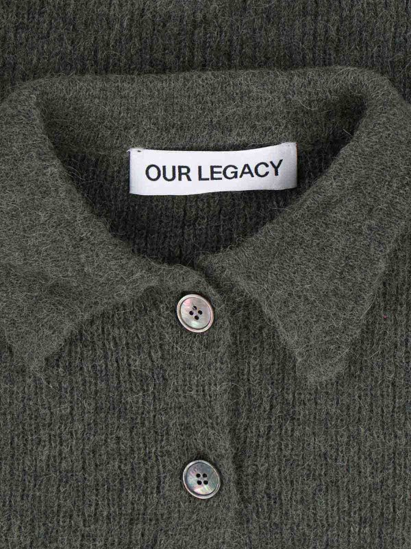 The Best Shops OUR LEGACY: boat necks - Cardigan In Maglia Crop