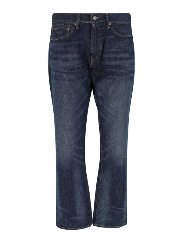 POLO RALPH LAUREN: Bootcut - Bootcut Jeans - Blau