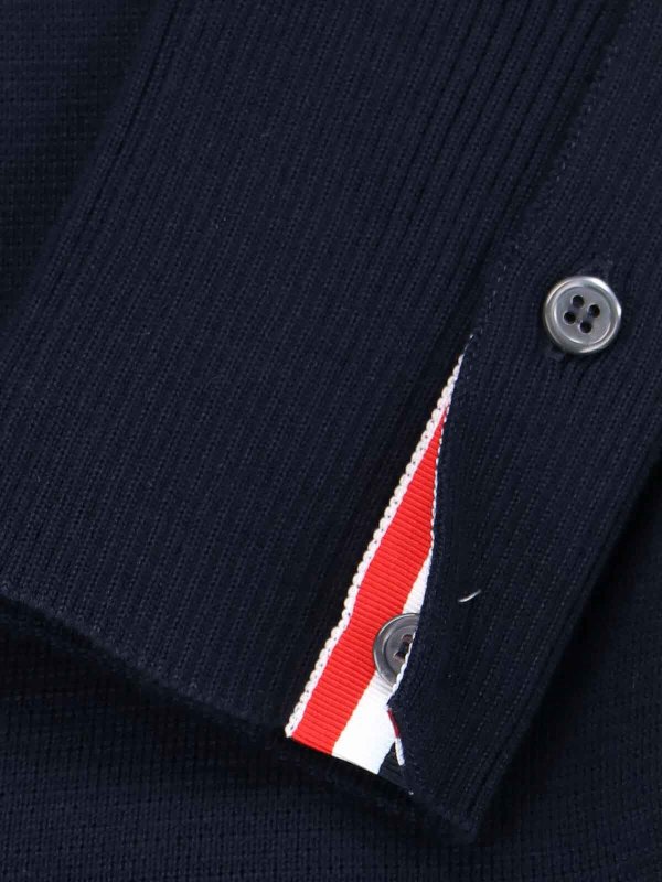 U-Boot-Pullover - Blau shop online: THOM BROWNE