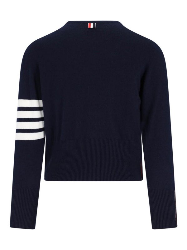 THOM BROWNE: Col bateau online - Pull Col Bateau - Bleu
