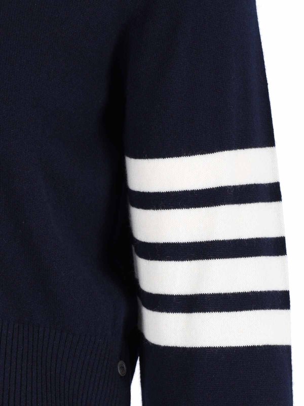 Pull Col Bateau - Bleu shop online: THOM BROWNE