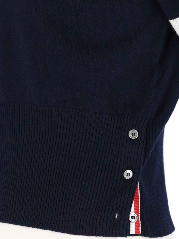 THOM BROWNE buy online Pull Col Bateau - Bleu
