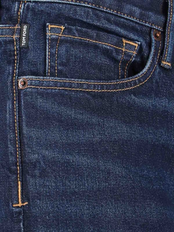 ブーツカットジーンズ - ブルー shop online: TOM FORD