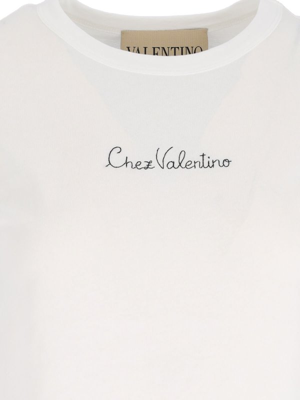 The Best Shops VALENTINO: T-shirts - T-Shirt - Blanc