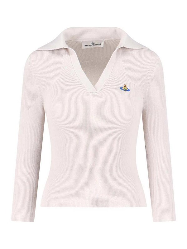 VIVIENNE WESTWOOD: Poloshirts - Poloshirt - Weiß