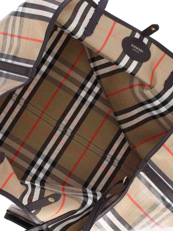 トートバッグ - ベージュ shop online: BURBERRY