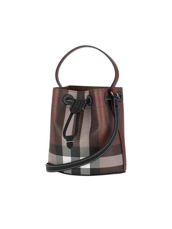 BURBERRY: Bucket-bags online - Bucket-Bag - Braun
