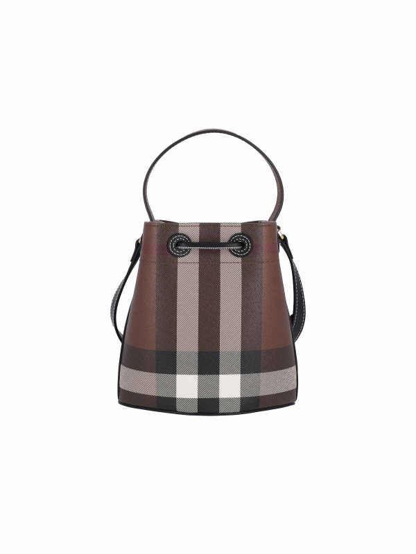 The Best Shops BURBERRY: Bucket-bags - Bucket-Bag - Braun
