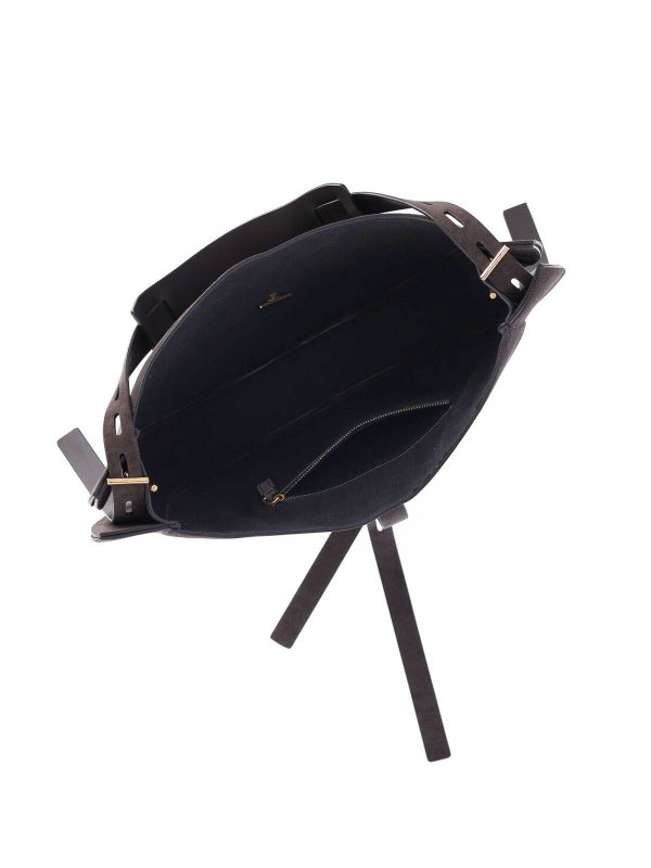 クロスボディバッグ - ブラウン shop online: MINOBOSSI