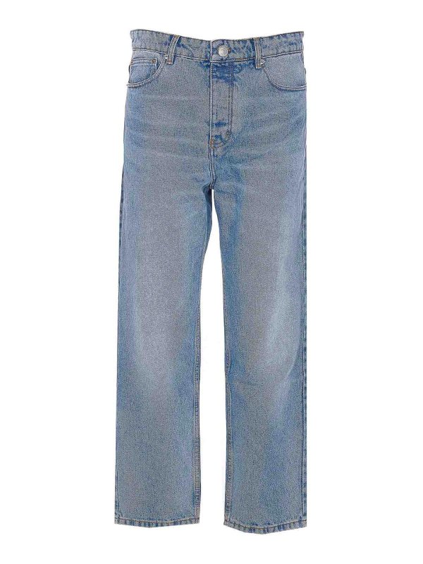 AMI PARIS: ブーツカットジーンズ - ブーツカットジーンズ - ブルー