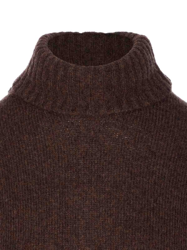 Pull Col Rond - Marron shop online: ANIYE BY