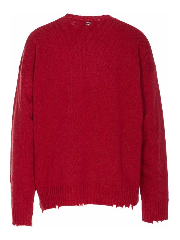 ANIYE BY: Strickpullover mit Rundhalsausschnitt online - Rundhalspullover - Rot