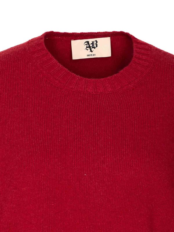 Rundhalspullover - Rot shop online: ANIYE BY