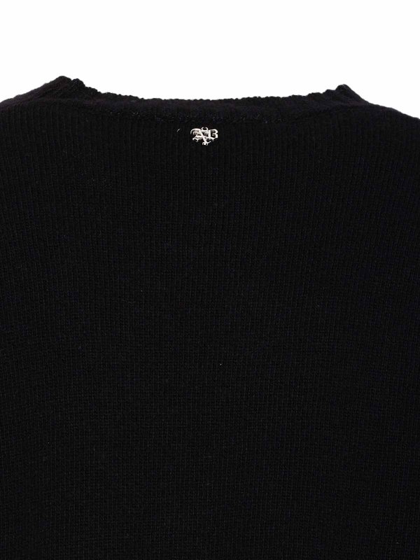 The Best Shops ANIYE BY: crew necks - Black Viven Round Neck Sweater