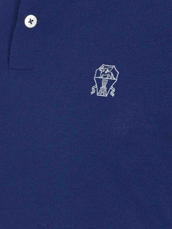 The Best Shops BRUNELLO CUCINELLI: Poloshirts - Poloshirt - Blau