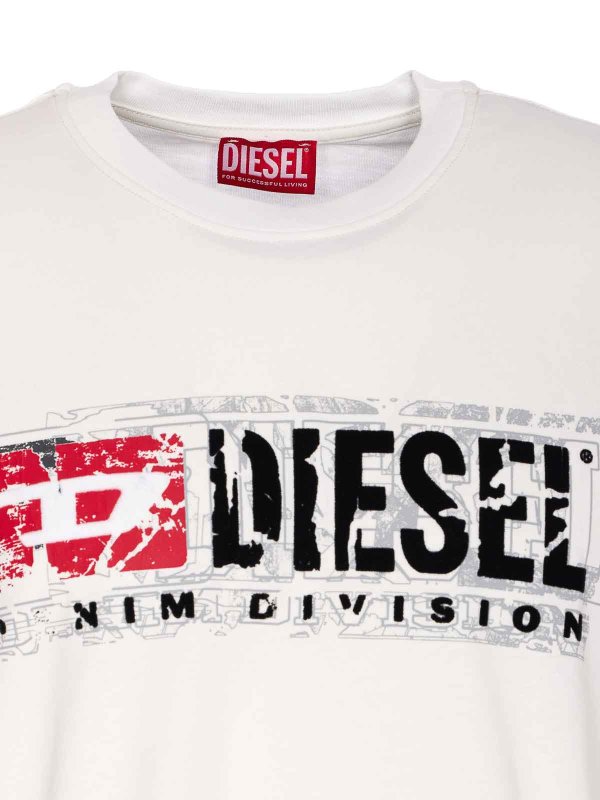 T-Shirt - Weiß shop online: DIESEL