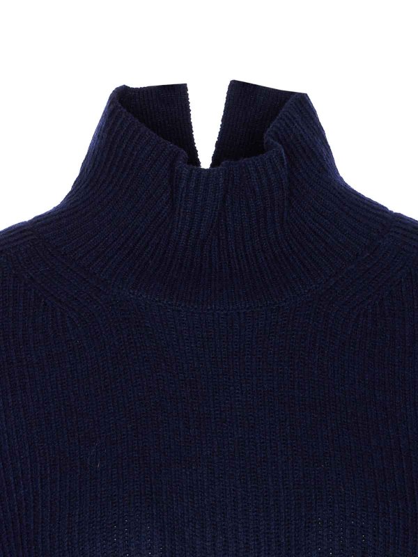 Pull Col Roulé - Bleu shop online: DONDUP