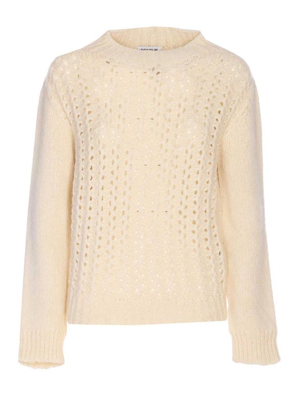 DONDUP: Rollkragenpullover  und Polo-Ausschnitt - Rollkragenpullover - Weiß