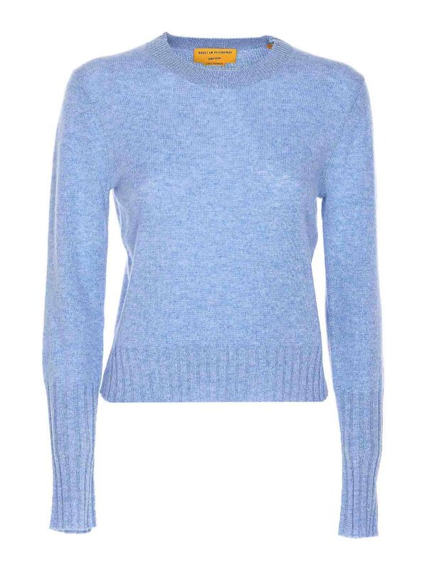 GUEST IN RESIDENCE: Pull col rond - Pull Col Rond - Bleu