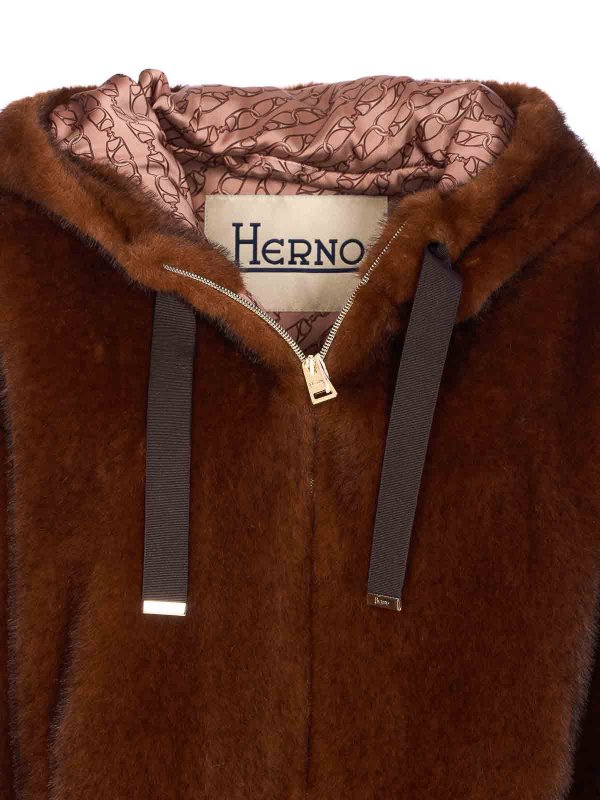 ボンバージャケット - ブラウン shop online: HERNO