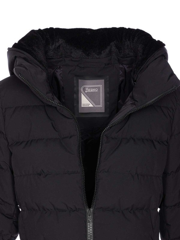Black Medium Padded Down Jacket shop online: HERNO