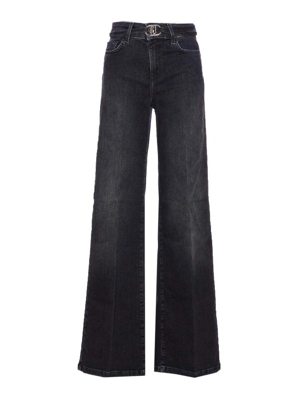 Liu Jo: bootcut jeans - Black Jeans