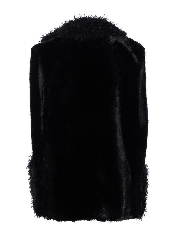 LOU ANDREA: vests online - Black Mika Vest