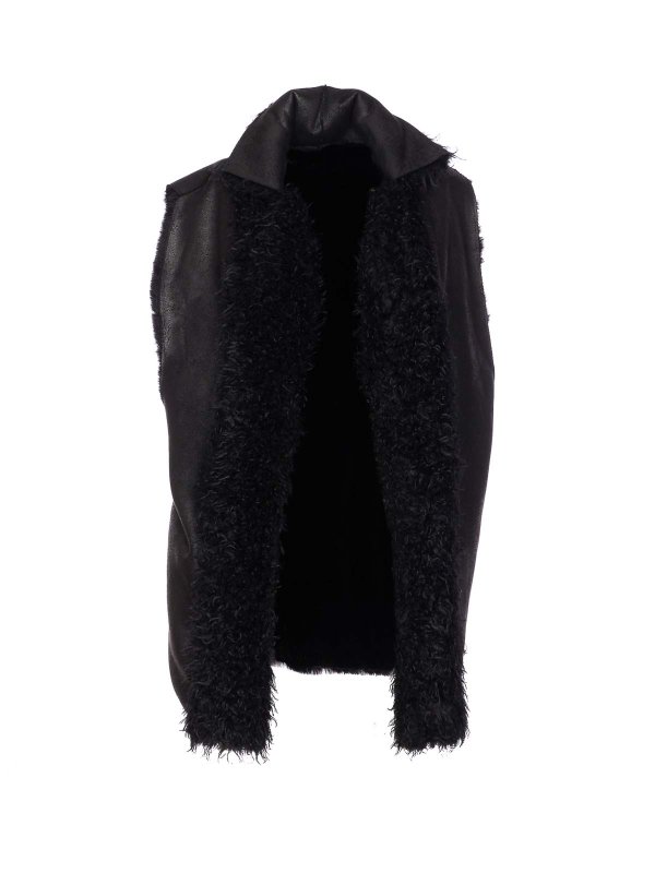 Black Mika Vest shop online: LOU ANDREA