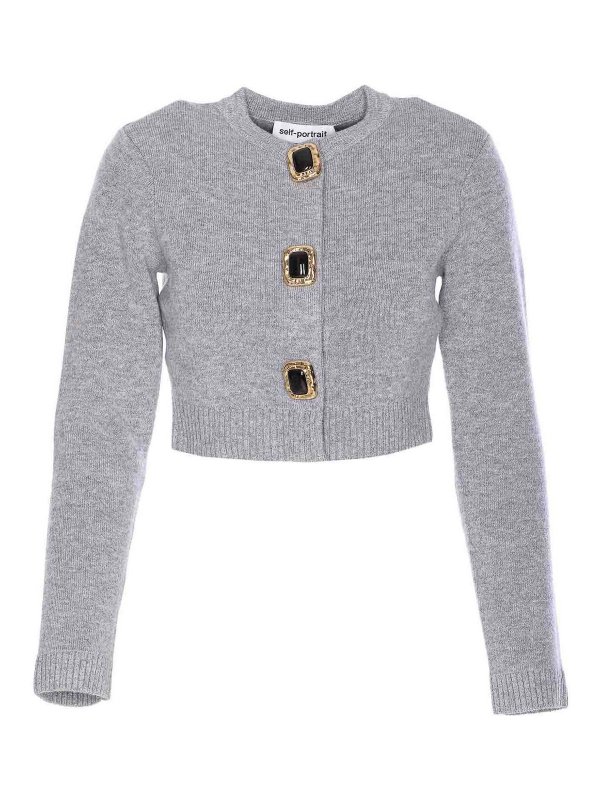 Self Portrait: Cárdigans - Cárdigan - Gris