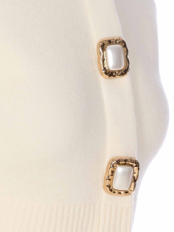 The Best Shops Self Portrait: Cardigans - Cardigan - Weiß