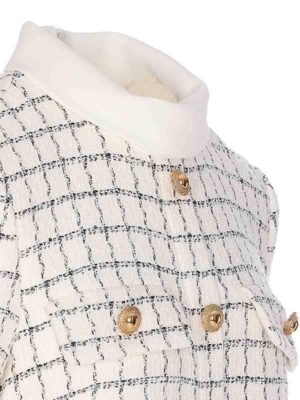 The Best Shops Self Portrait: Kurze Kleider - Kurzes Kleid - Weiß