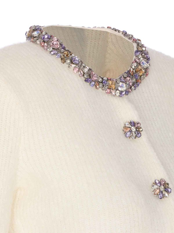 The Best Shops Self Portrait: Cárdigans - Cárdigan - Blanco