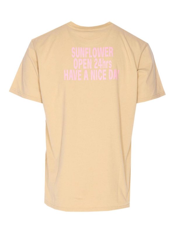 SUNFLOWER: t-shirts online - Beige Easy Hours T-Shirt