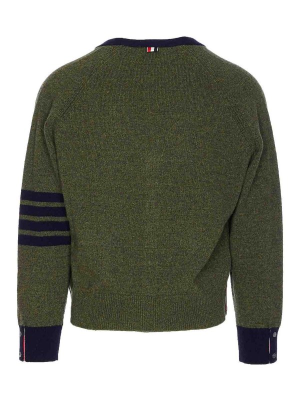 THOM BROWNE: Cardigans online - Cardigan - Vert