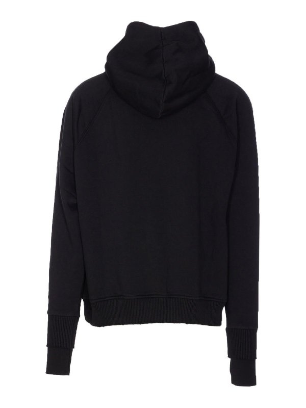 THOM KROM: Sweatshirts & Sweaters online - Black Hoodie