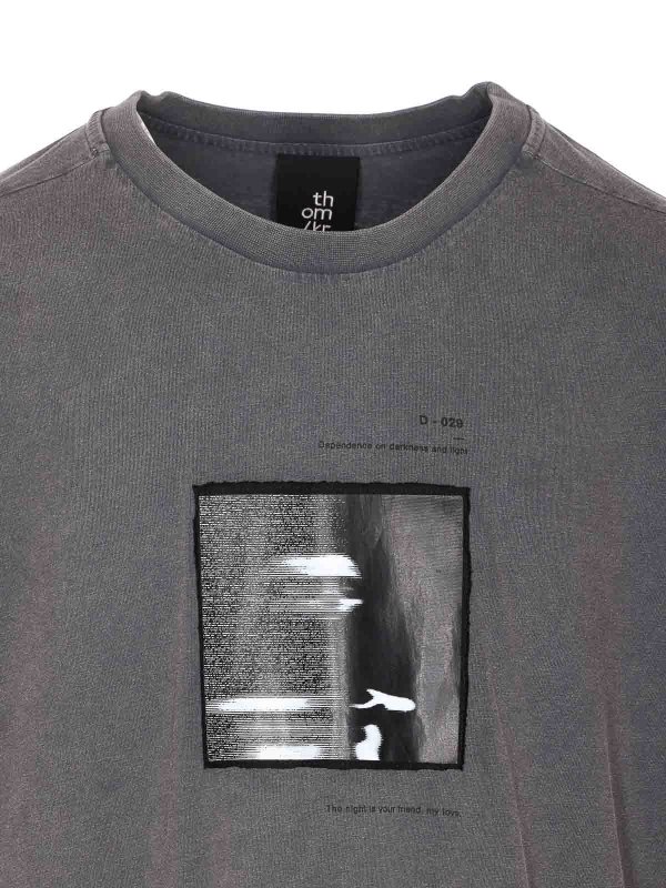 Grey T-Shirt shop online: THOM KROM
