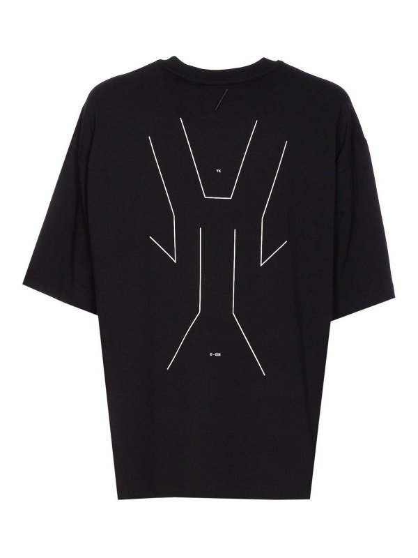 THOM KROM: t-shirts online - Black T-Shirt