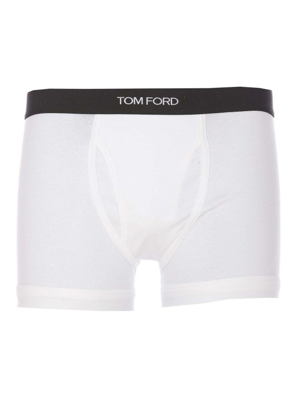 TOM FORD: Costumi piscina e boxer online - Bipack Boxer in bianco e nero