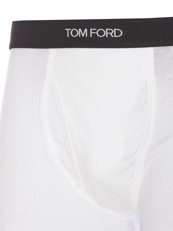 Bipack Boxer in bianco e nero shop online: TOM FORD