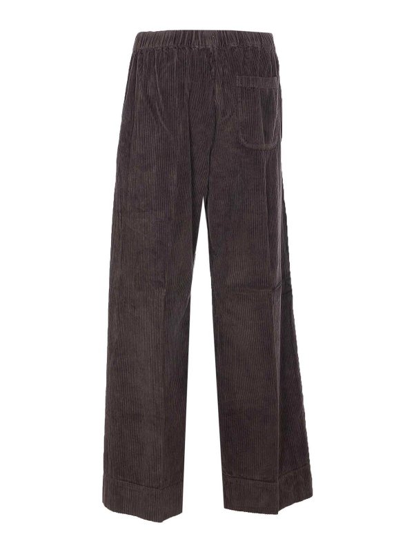 TRUE AVENUE: casual trousers online - Dark Brown Pensil Pants