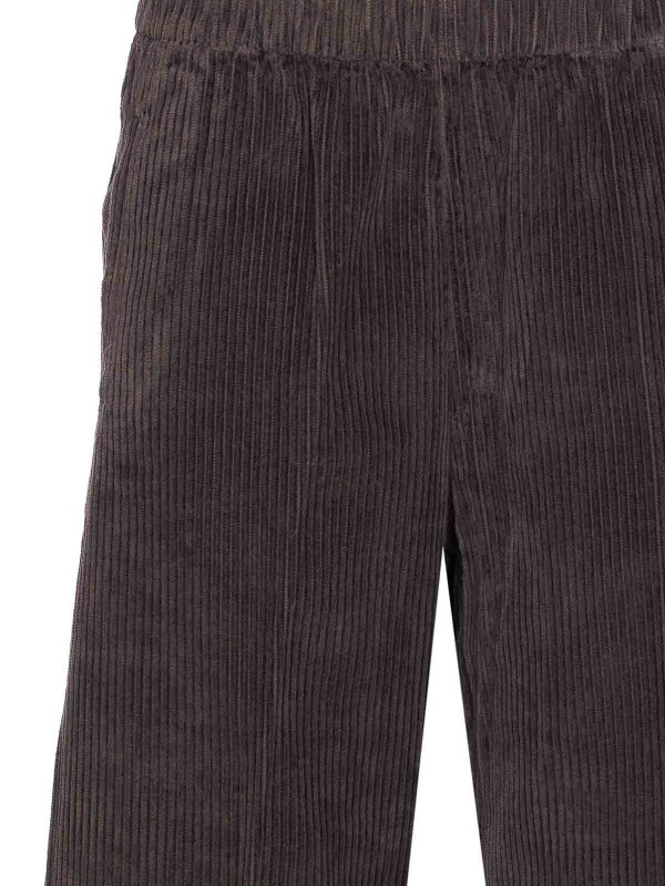 Dark Brown Pensil Pants shop online: TRUE AVENUE