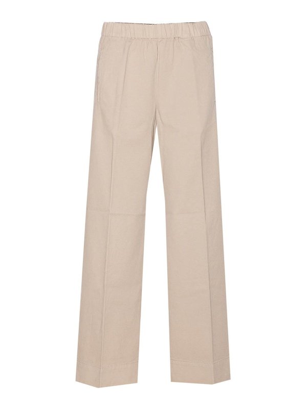 TRUE AVENUE: casual trousers - Beige Pants