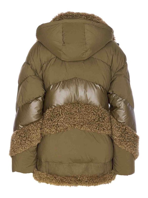 VEGANCODE: casual jackets online - Green Down Jacket
