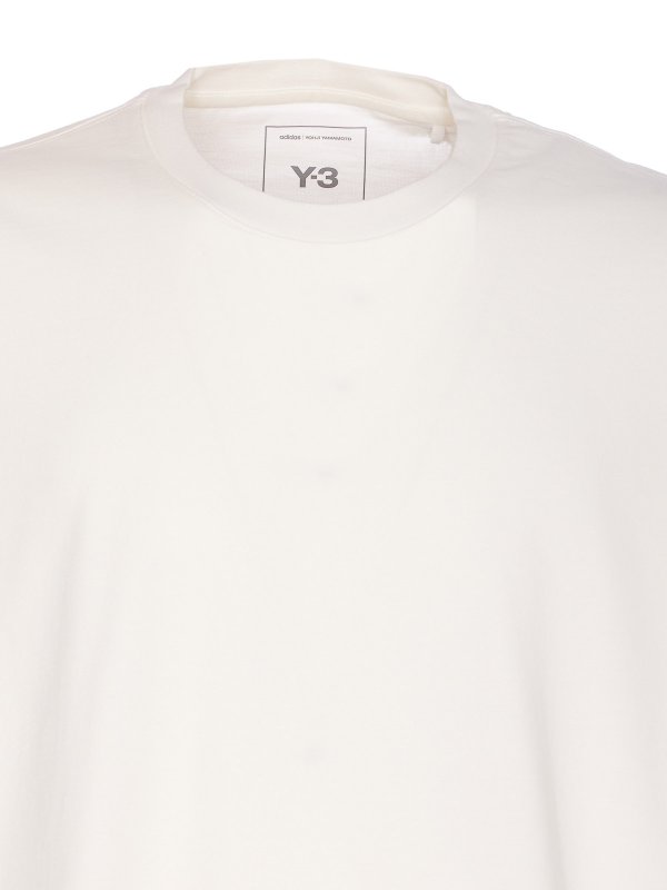 White Graphic Short T-Shirt shop online: Y-3
