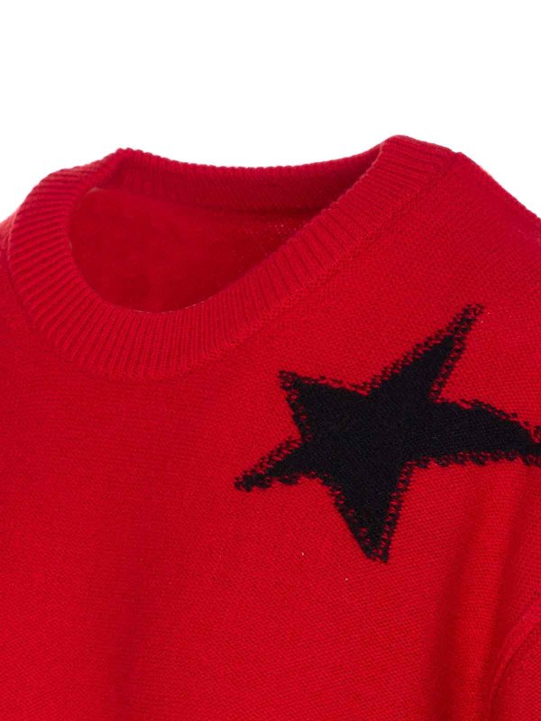 The Best Shops ZADIG&VOLTAIRE: Strickpullover mit Rundhalsausschnitt - Rundhalspullover - Rot